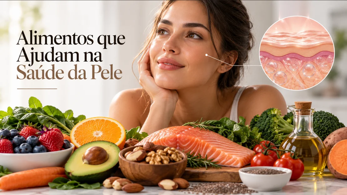 Alimentos que Ajudam na Saúde da Pele