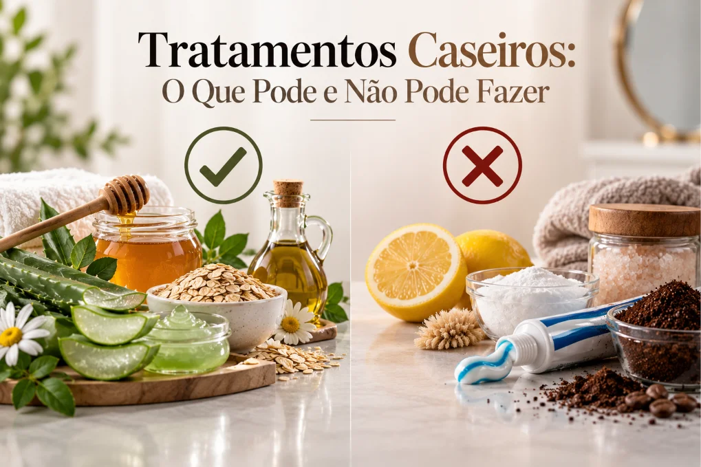 Tratamentos Caseiros: O Que Pode e Não Pode Fazer