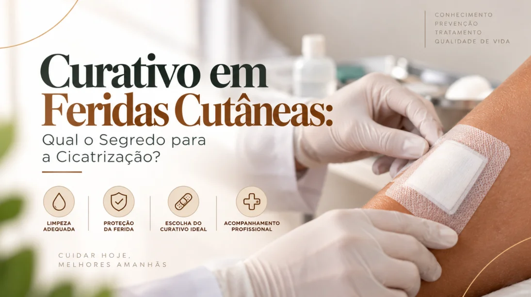 Curativo em Feridas Cutâneas: Qual o Segredo para a Cicatrização?