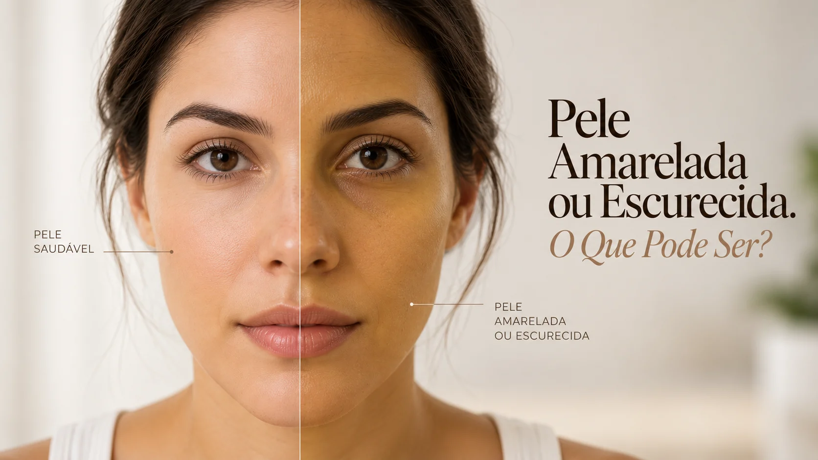 Pele Amarelada ou Escurecida. O Que Pode Ser?